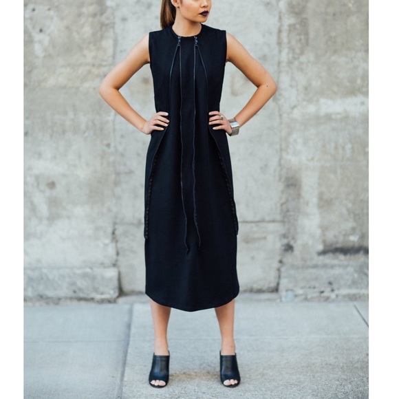 POPPYSEED ZIPPER DRESS SIZE M - Picture 6 of 7